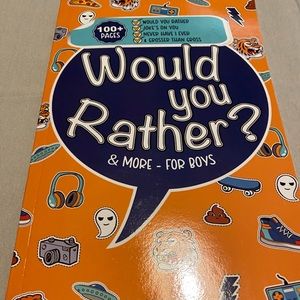 Would you rather book for boys.